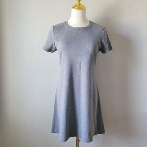 Athleisure T-Shirt Dress | Casual Stretchy A-Line Dress | Sporty Mini Dress
